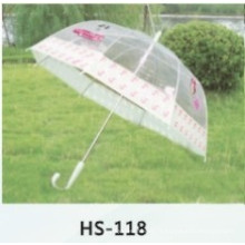 Parapluie droit en PVC (HS-118)